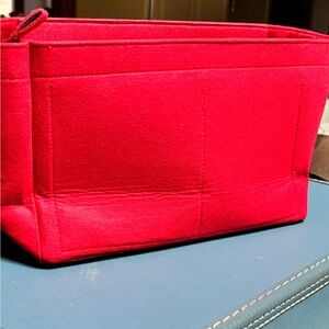 felt purse organizer insert designed to provide structure pockets to handbags.